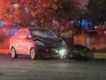 Tras choque, tres lesionados en Morelia esta noche