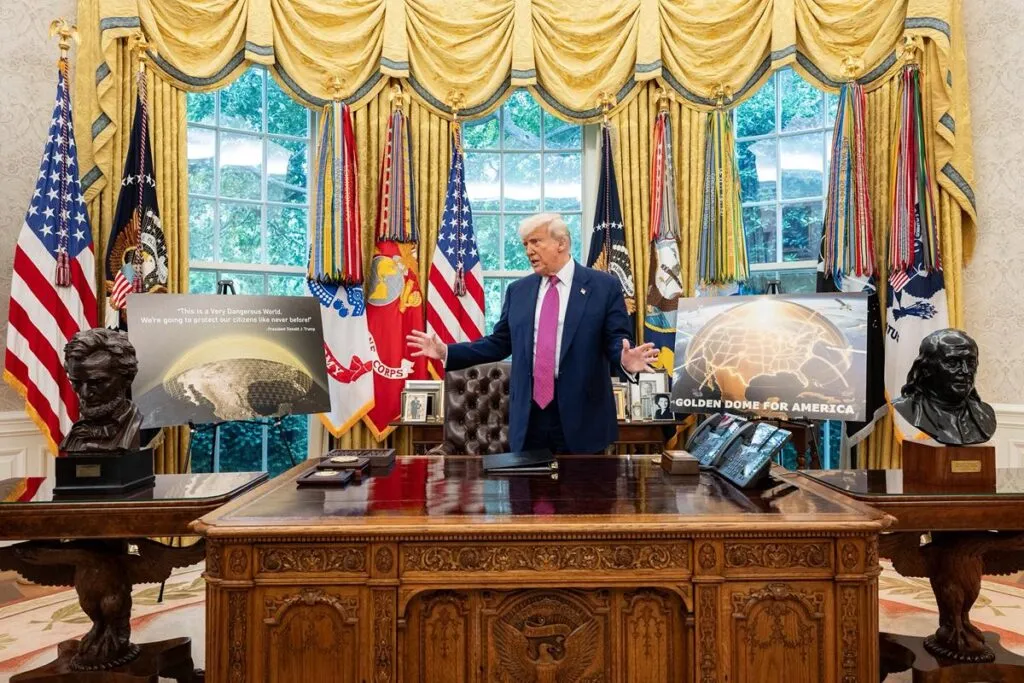 Trump anuncia la construcción del “Domo Dorado”, un sistema de defensa antimisiles