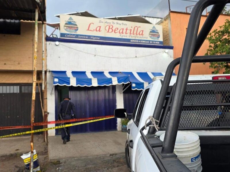 Ubicación de asesinato en purificadora de zamora
