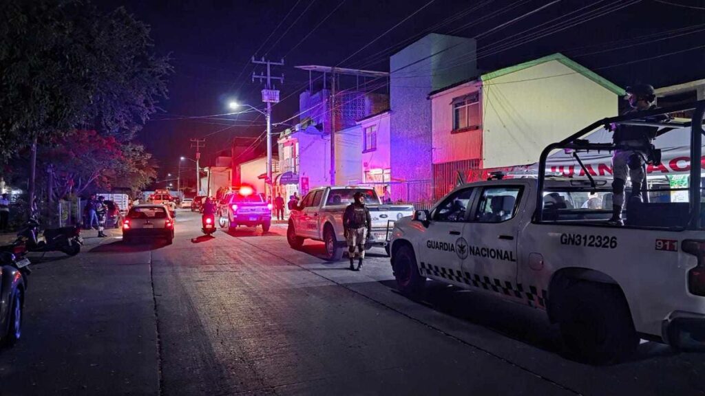 Ubicación en donde una pareja fue acribillada en Zamora