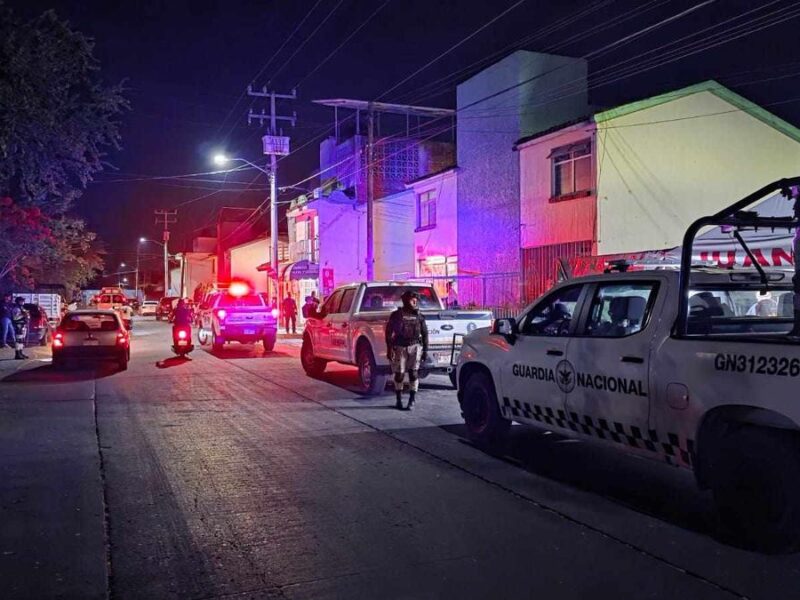 Ubicación en donde una pareja fue acribillada en Zamora