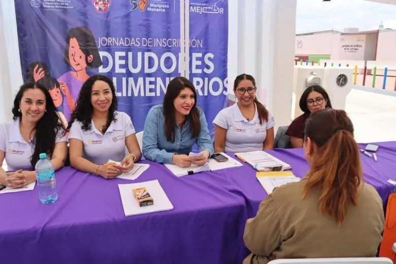 Apoya Seimujer a registro de deudores alimentarios en Villas del Pedregal, Morelia