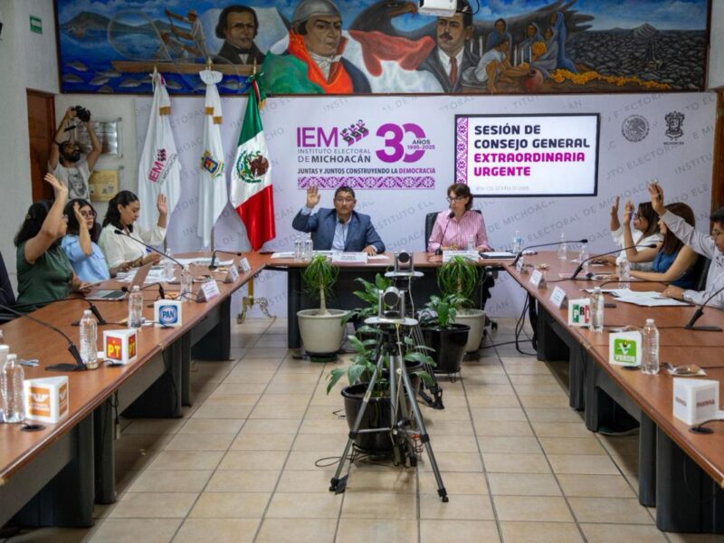 Aprobó IEM los lineamientos para la integración de los expedientes de la elección del Poder Judicial local