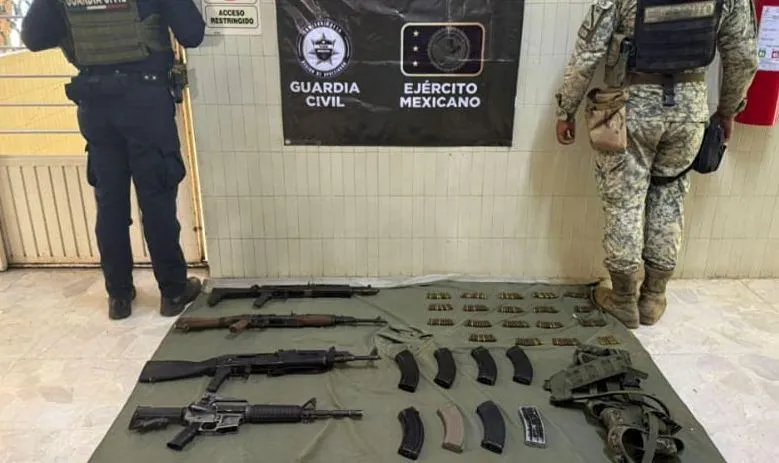 Aseguradas cuatro armas largas y tres vehículos, uno con blindaje, en Apatzingán: SSP