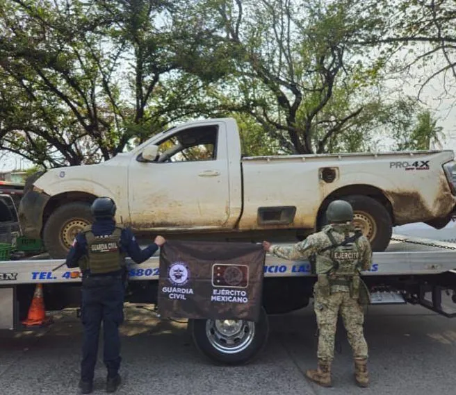 Aseguradas tres vehículos, uno con blindaje, en Apatzingán: SSP
