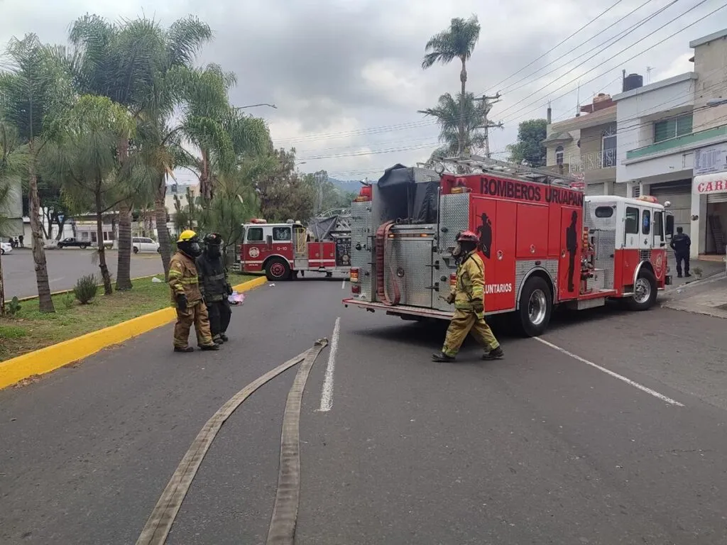 ataque de abejas a pobladores en Uruapan-1