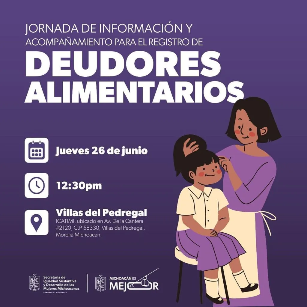 Atención Villas del Pedregal, conoce cómo registrar a un deudor alimentario: Seimujer-1