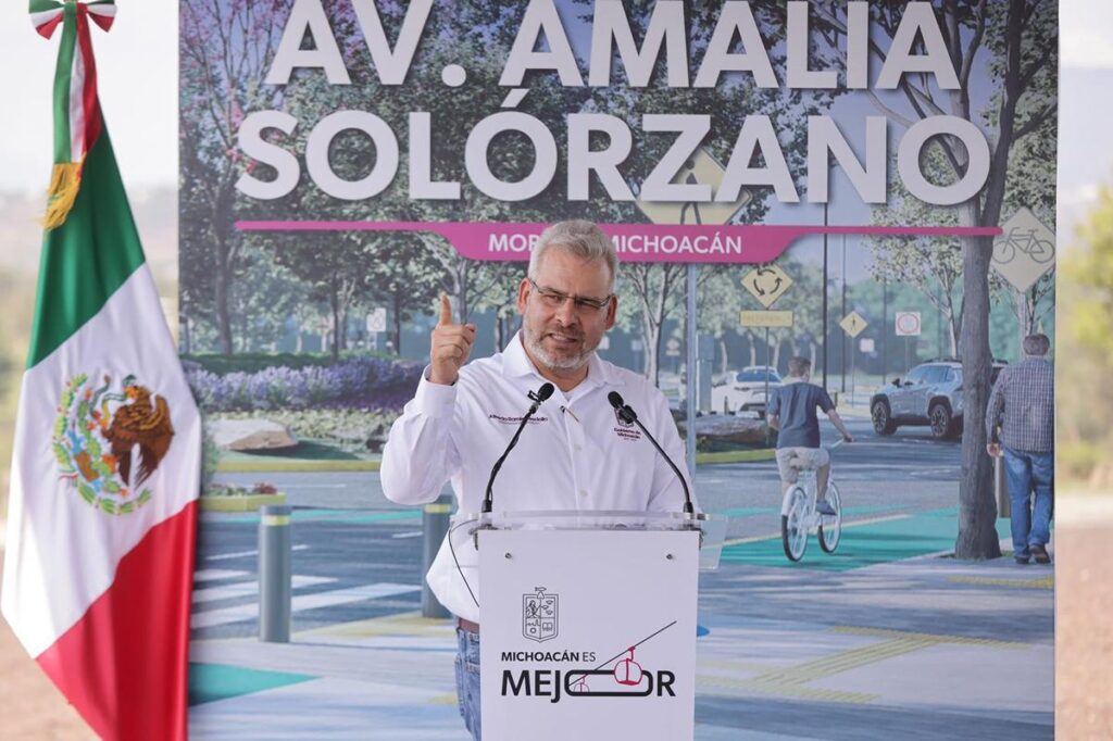 avenida Amalia Solórzano en Morelia se ampliará