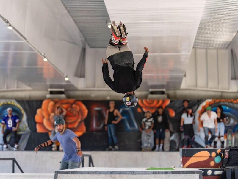 Bajopuente del Paso Catrinas da vida a la cultura urbana con su skatepark