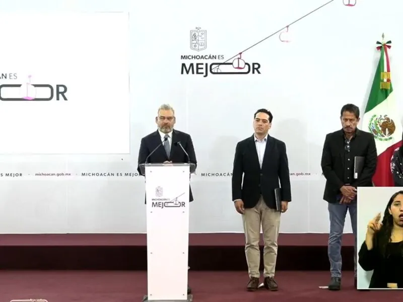 Bedolla sobre teleféricos en Michoacán