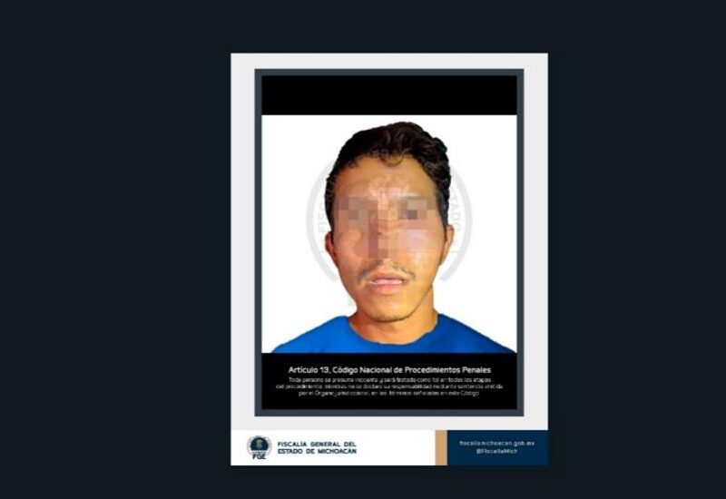 Capturan a presunto implicado en feminicidio en Jacona