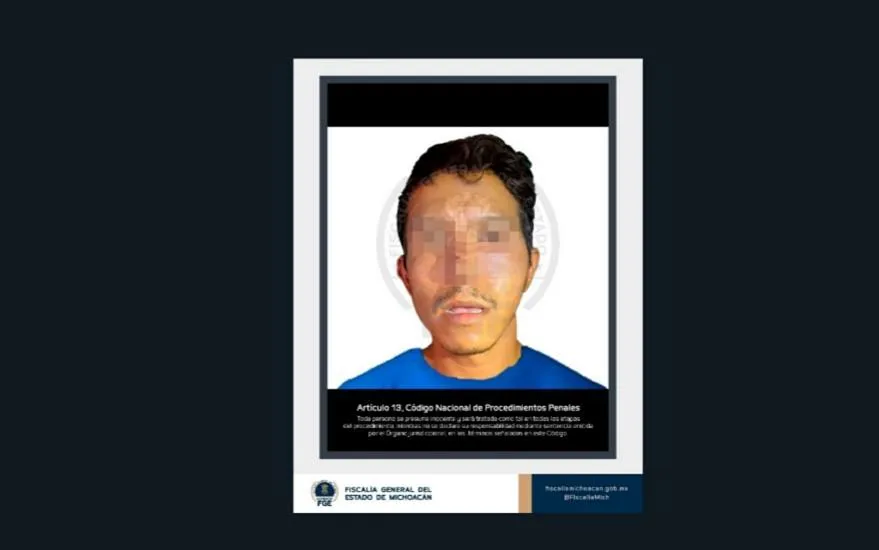 Capturan a presunto implicado en feminicidio en Jacona