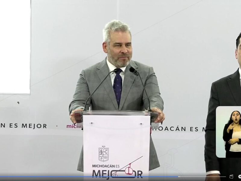 Con tipificación de apología del delito, ahora se sancionará colocación de narcomantas en Michoacán: Bedolla