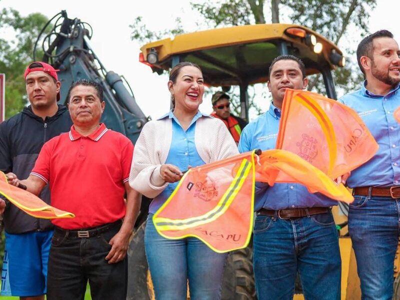 Cumplimos con Tiríndaro, inicia construcción de techumbre en espacio multideportivo: Mónica Valdez Pulido