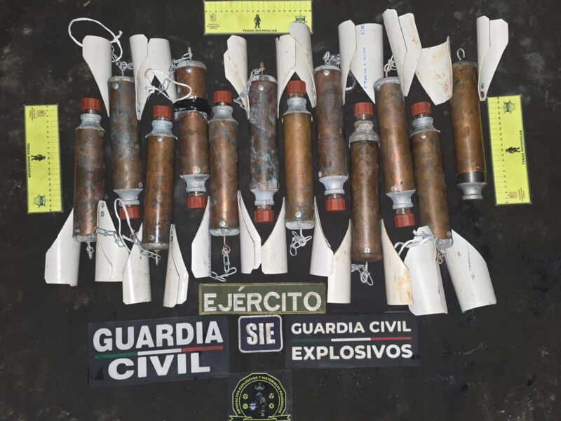 Desactivados 12 artefactos explosivos en Tuzantla: SSP