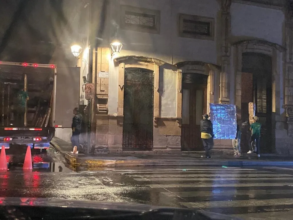 Desmantelan la casa del exsecretario de Finanzas en el Centro Histórico de Morelia