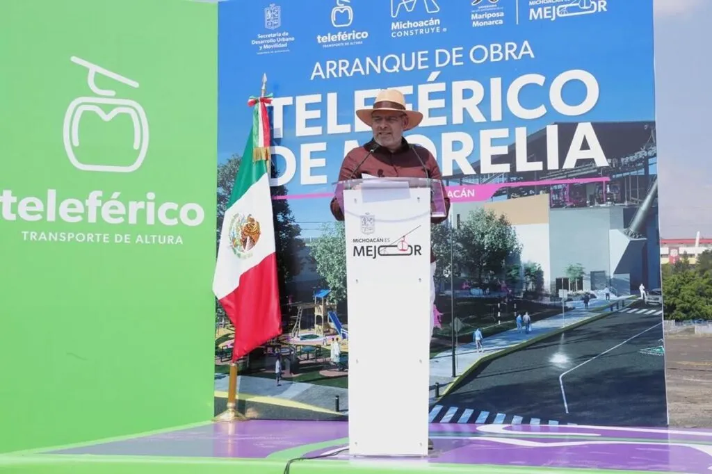 destacan a los teleféricos de Morelia y Uruapan: Bedolla