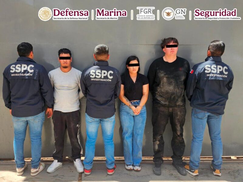 Detienen a tres por tráfico de fentanilo en Ciudad Juárez; uno era buscado en EE.UU.