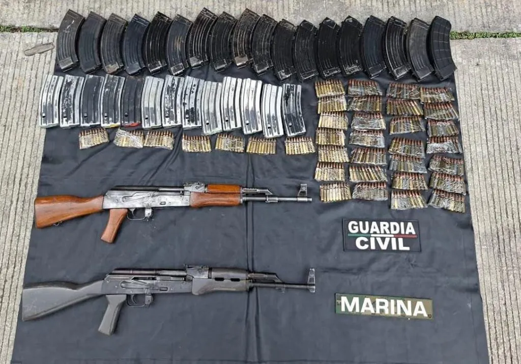 Dos fusiles asegurados en Lázaro Cárdenas: SSP