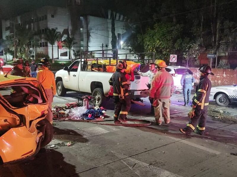 En dos accidentes ocurridos en Morelia cuatro personas resultaron con lesiones