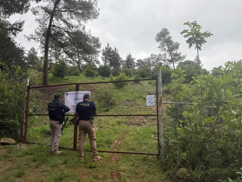 En Erongarícuaro, FGE asegura un predio por delitos contra el ambiente