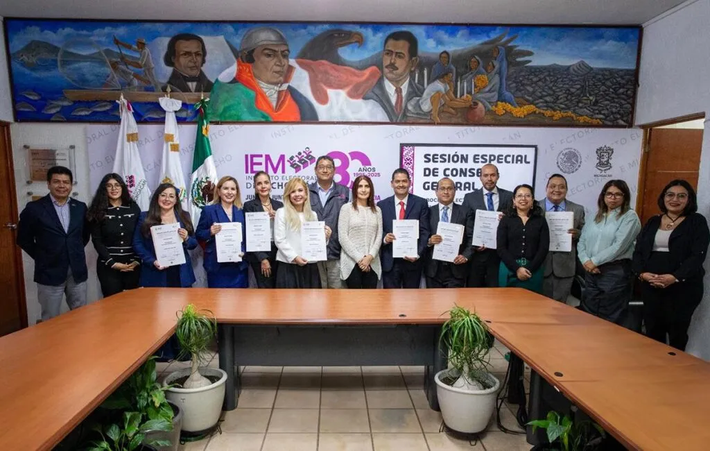 Entrega el IEM constancias de mayoría a Magistraturas de Disciplina Judicial, Penales y Juzgados Laborales-1