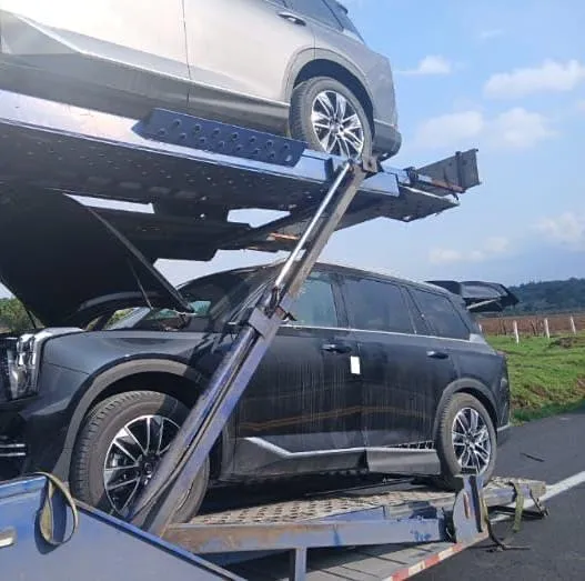 Fallido robo de camión nodriza con camionetas en la autopista Pátzcuaro-Cuitzeo-1