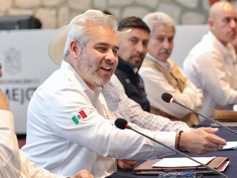 Firma Bedolla convenio para la tecnificación del distrito de riego 020 Morelia-Queréndaro