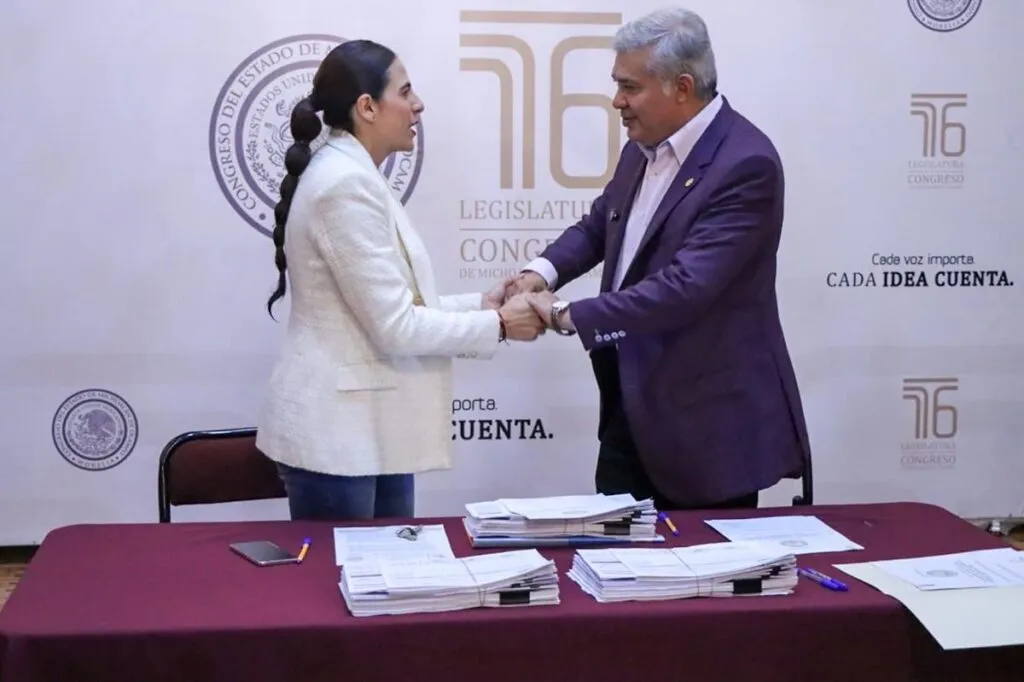 Giulianna Bugarini formalmente es Presidencia de la Mesa Directiva del Congreso de Michoacán