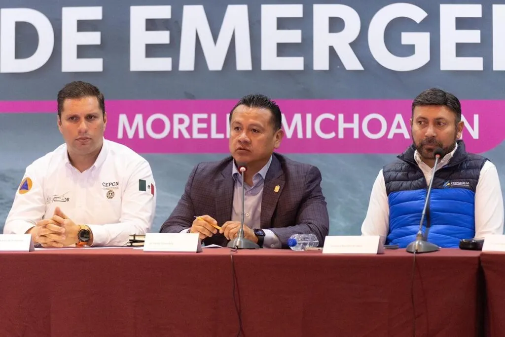 Gobierno de Michoacán instala Comité Estatal de Emergencias ante temporada de lluvias y ciclones-1