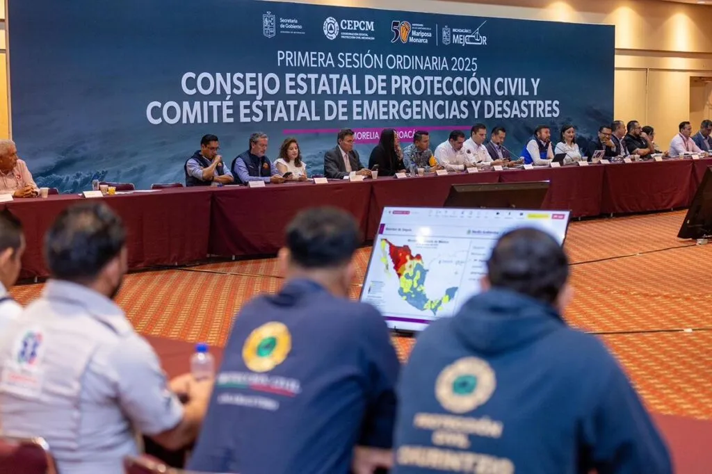 Gobierno de Michoacán instala Comité Estatal de Emergencias ante temporada de lluvias y ciclones
