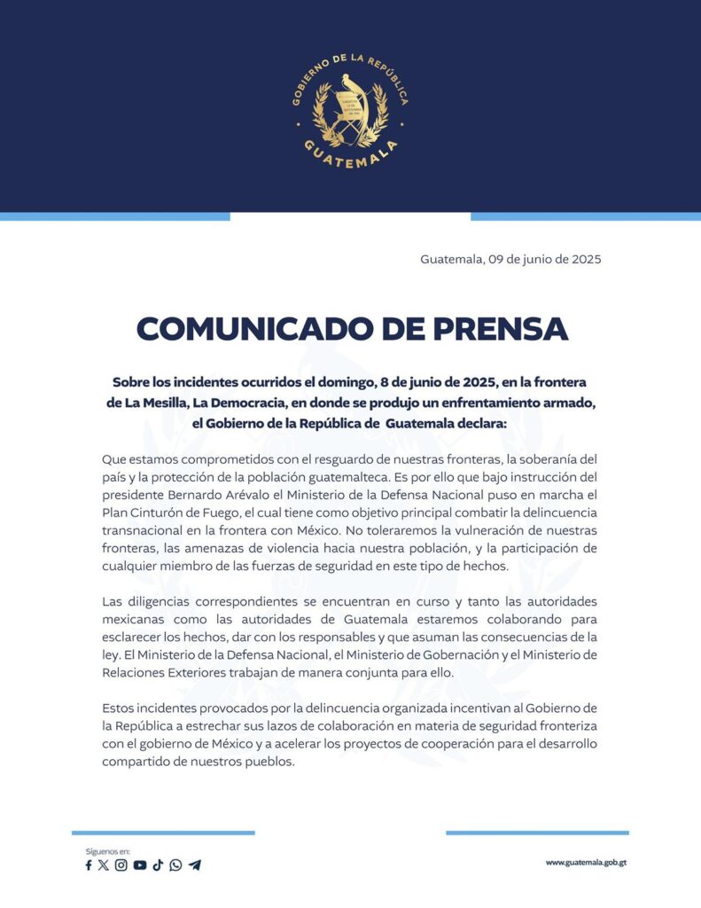 Guatemala protesta por la incursión de las Fuerzas Pakal de Chiapas a su territorio-2