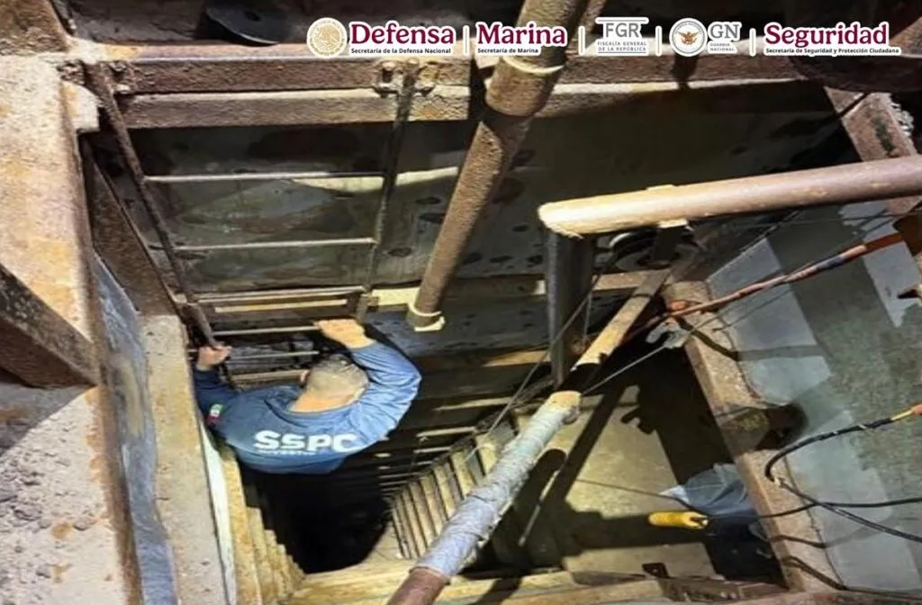 Hallan en Tijuana narcotúnel de 600 metros de largo