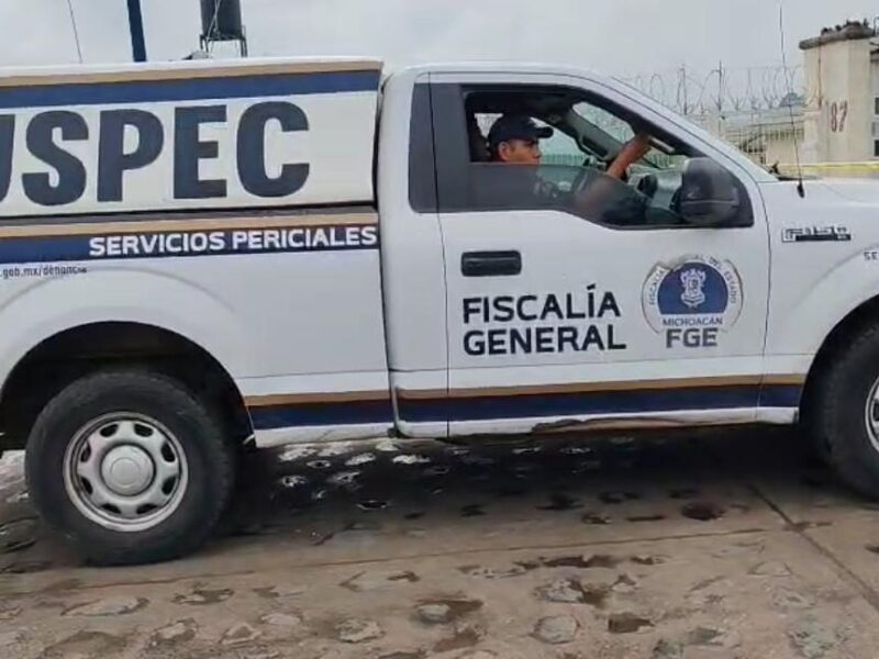 Hombre asesinado a balazos en Morelia tras discusión