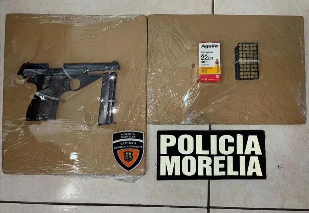 Hombre fue detenido con arma de fuego en Morelia-1