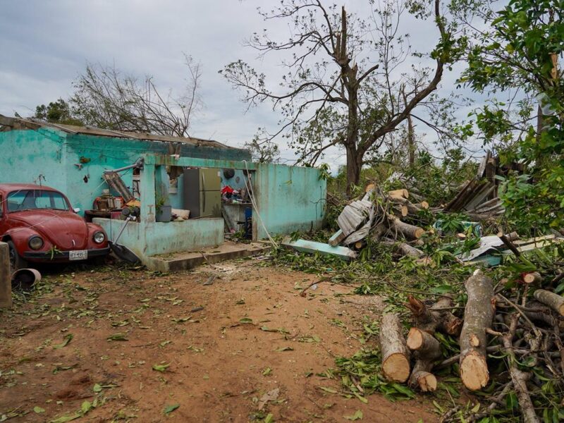 Huracán Erick daña 500 casas en Guerrero