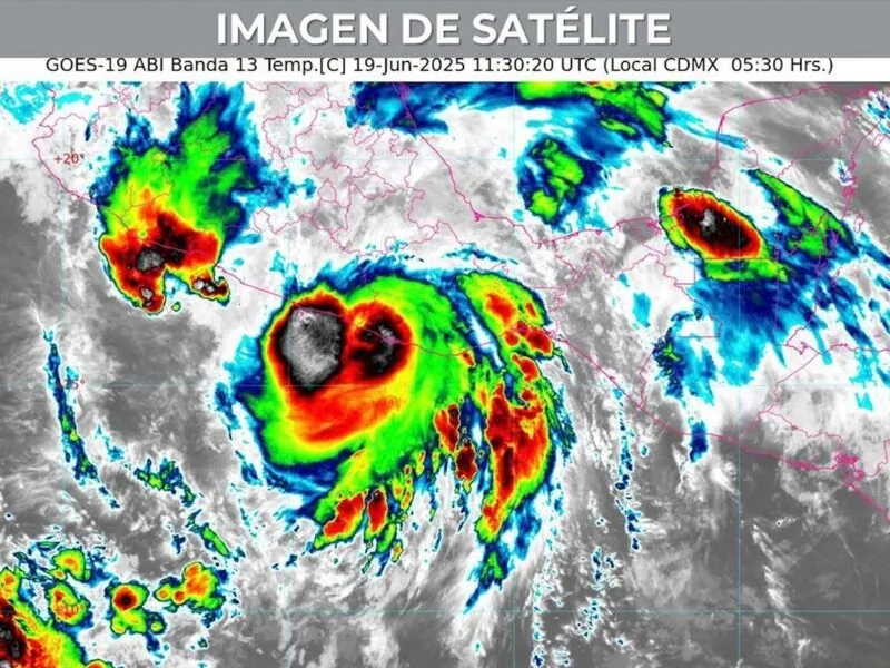 huracán ‘Erick’ se degrada a categoría 1, ocasionará lluvias