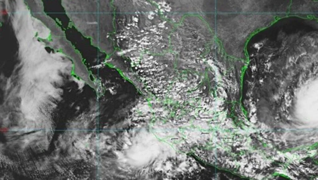 Imagen de tormenta tropical Dalila