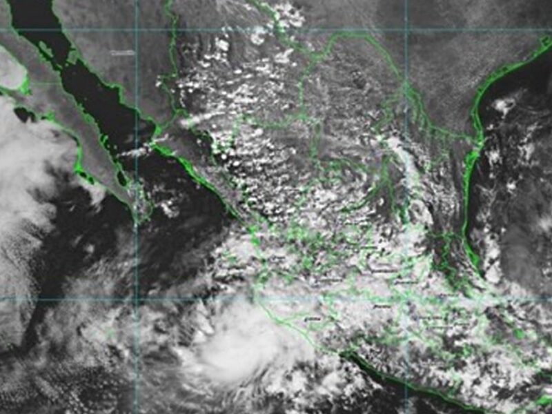 Imagen de tormenta tropical Dalila