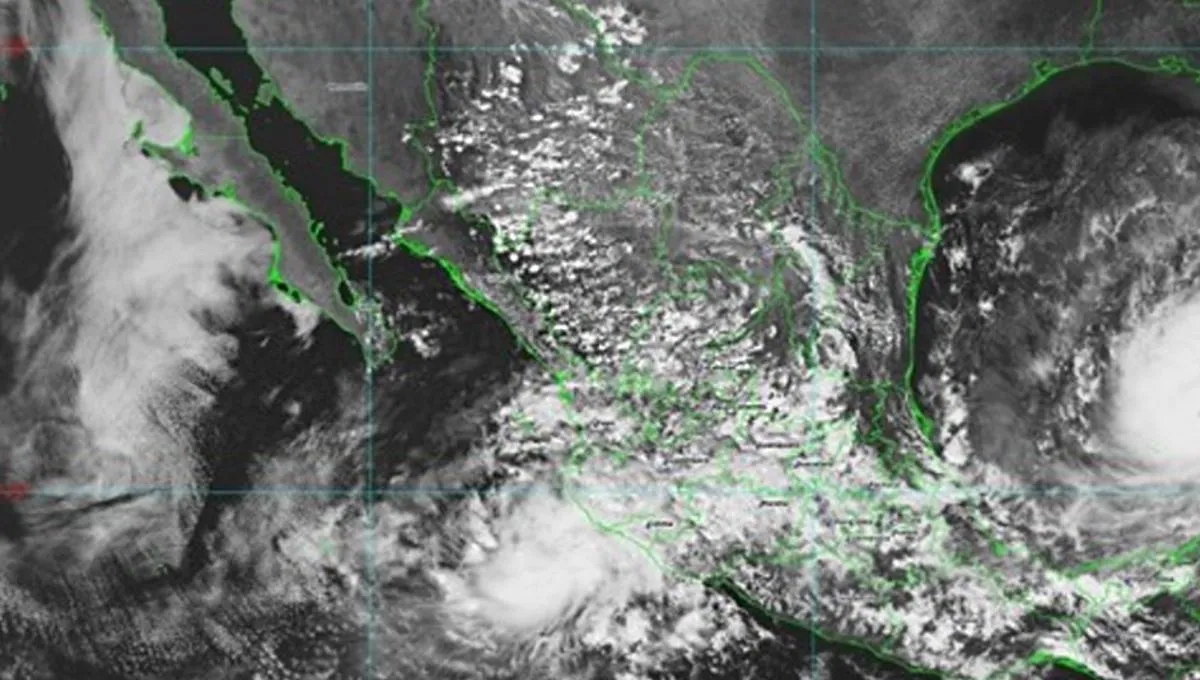Imagen de tormenta tropical Dalila