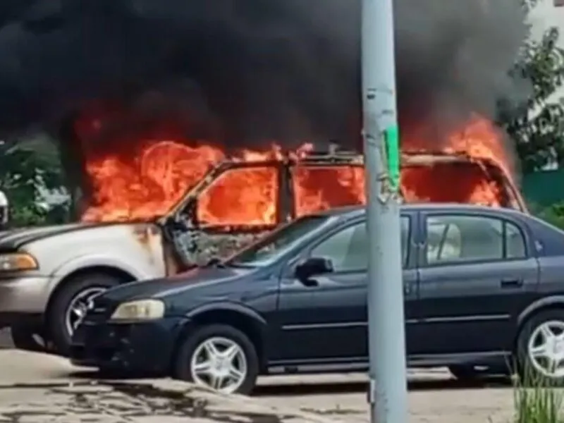 Incendio en Villas del Pedregal