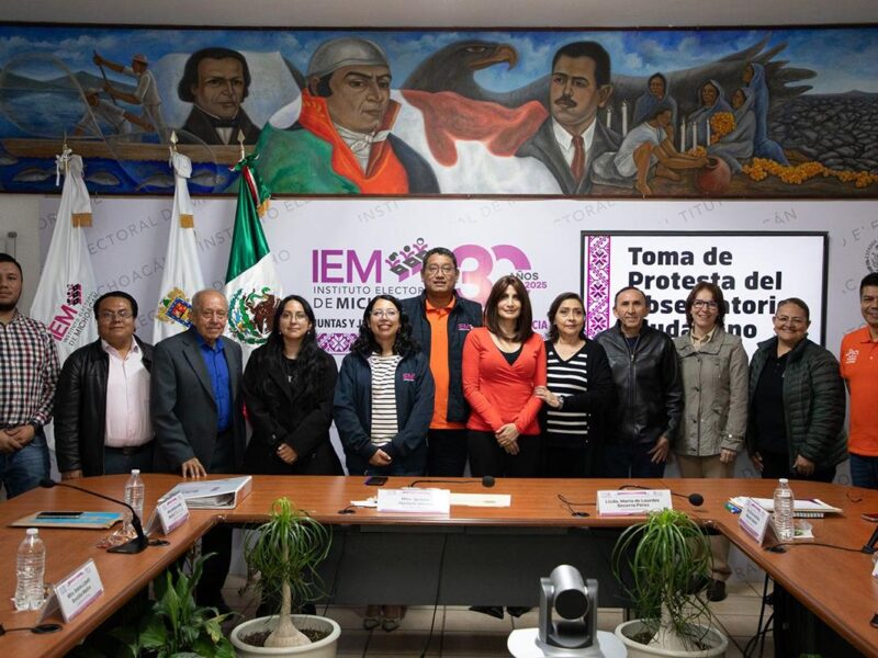 Instalan Observatorio Ciudadano del IEM