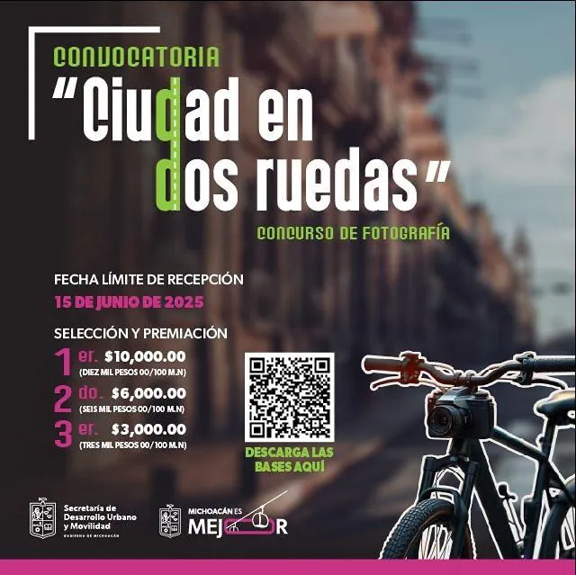 Invita Gladyz Butanda a concurso de fotografía “Ciudad en Dos Ruedas-1