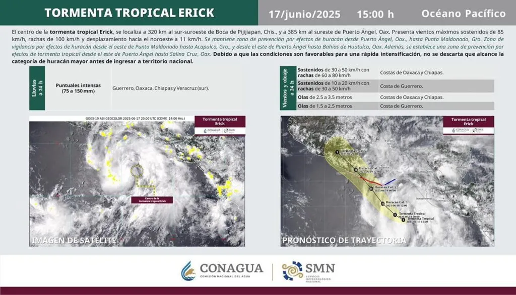 Michoacán alerta y en coordinación por tormenta “Erick”: Bedolla-3