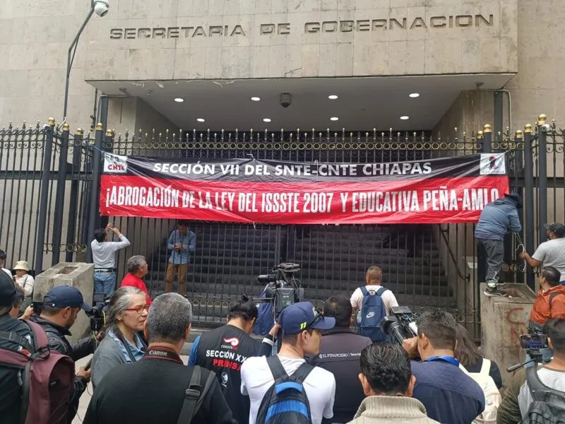 Ni aumento salarial del 100% ni abrogación de Ley del ISSSTE 2007: Segob/SEP a CNTE
