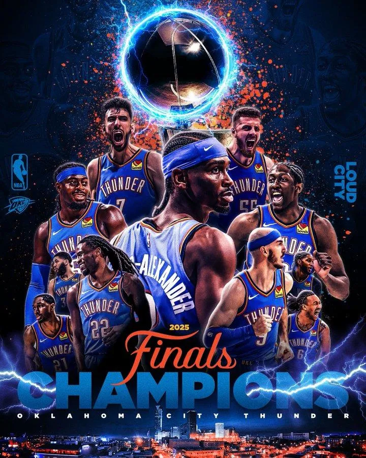 Oklahoma City Thunder campeones NBA 2025 2