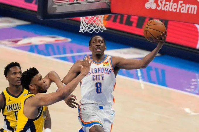 Oklahoma City Thunder venció con un 120-109 Indiana Pacers