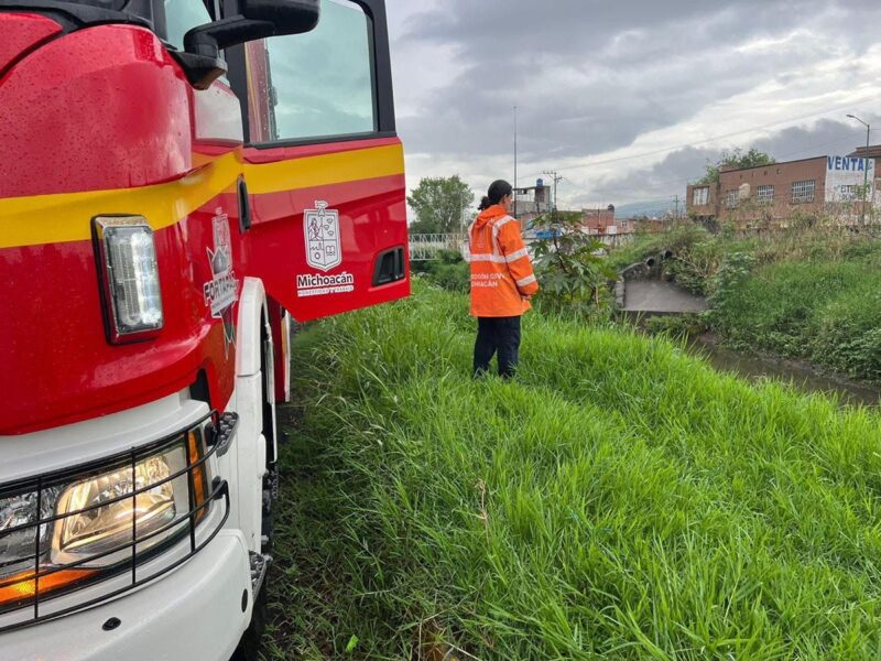 PC Estatal mantiene vigilancia por previsión ante lluvias intensas en Michoacán