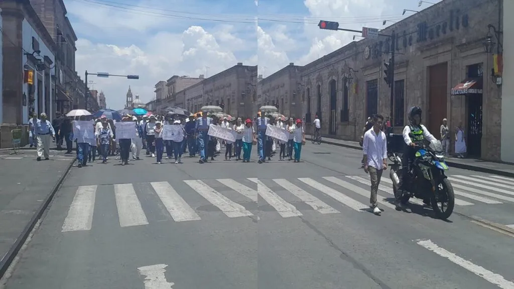 protestan en Morelia contra elección del poder judicial