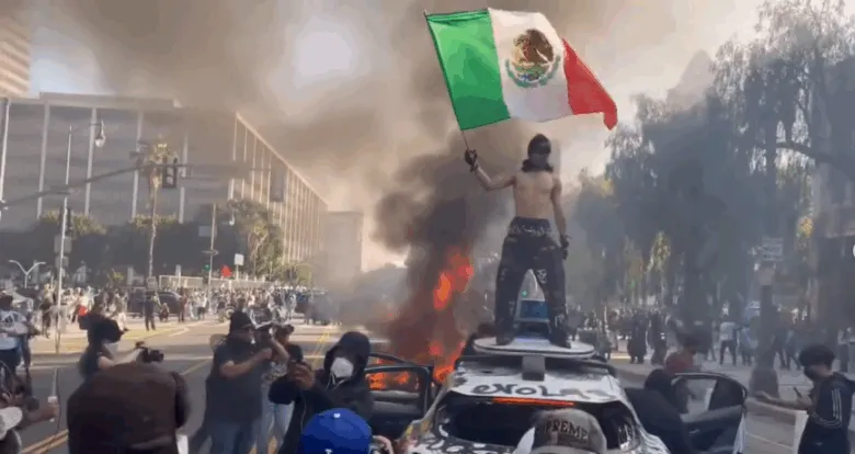 Protestas migratorias en Los Angeles